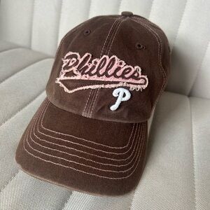 Pink and Brown Philadelphia Phillies Baseball Cap